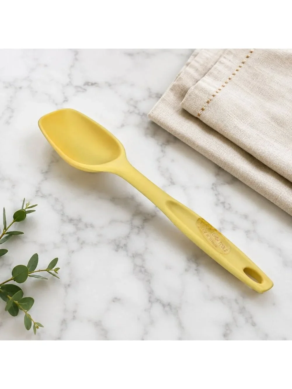 Vintage Harvest Gold Nylon Plastic Serving Mixing Spoon Yellow Kitchen Tool 10
